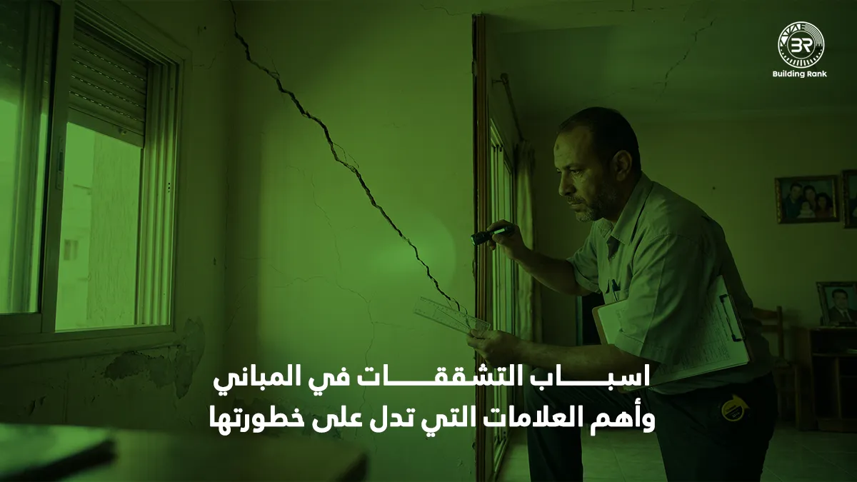 اسباب التشققات في المباني