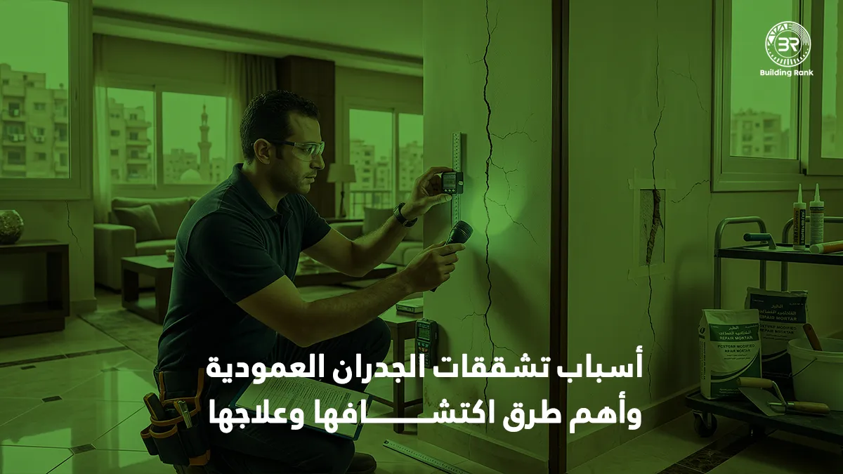 تشققات الجدران العمودية