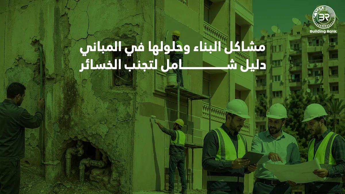 مشاكل البناء وحلولها